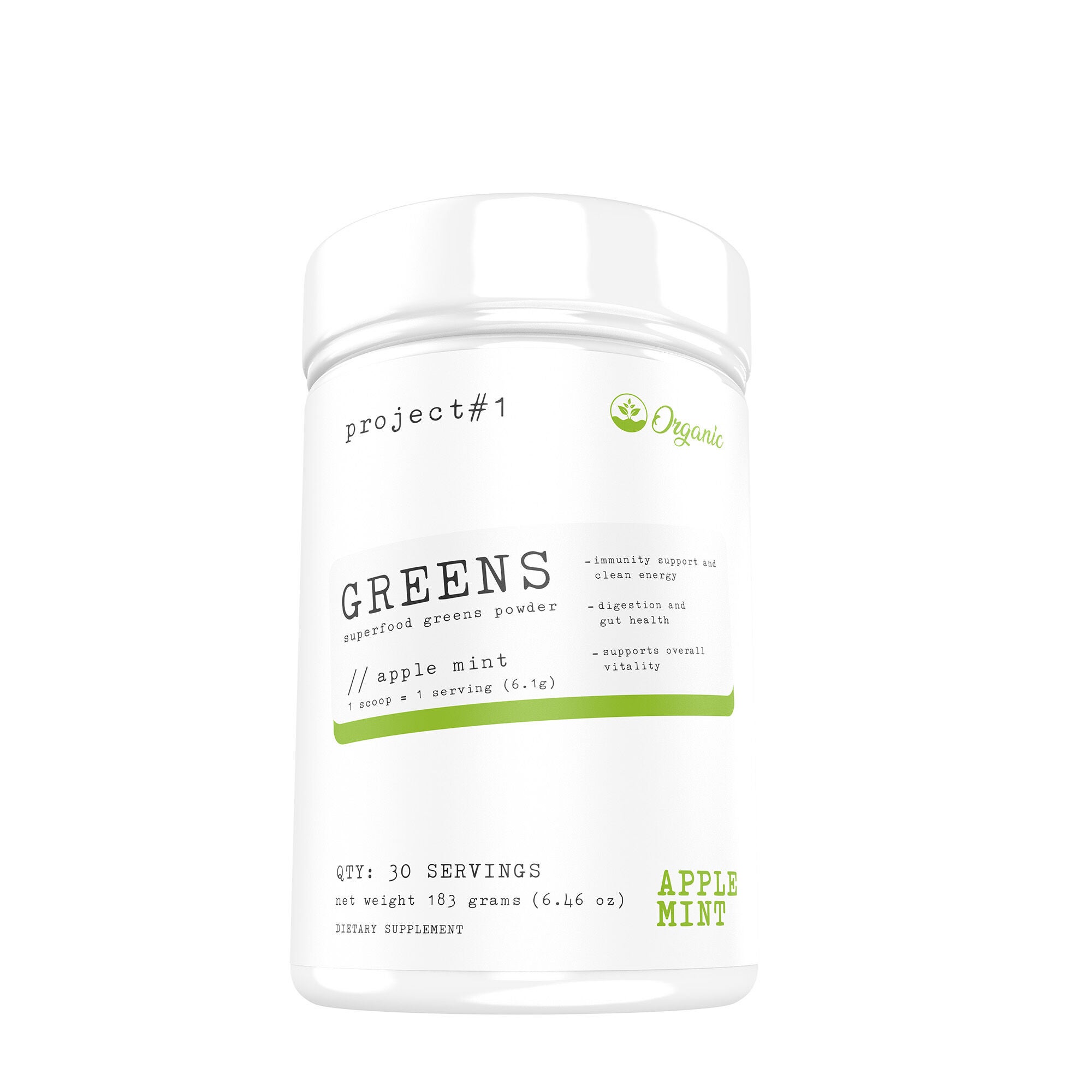 Greens Superfood - Apple Mint - 6.46 oz. (30 Servings)